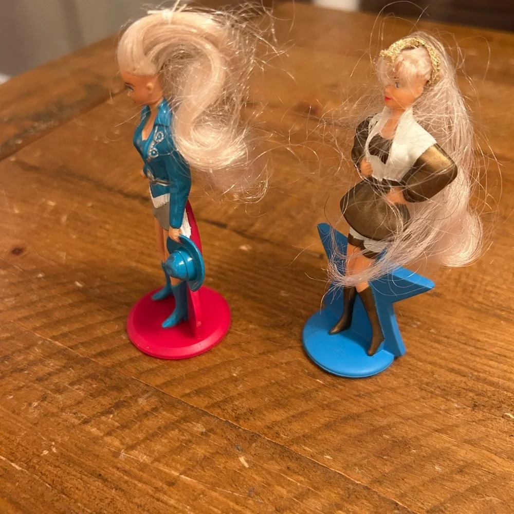 Bundle of 1994 Barbie McDonalds Happy Meals figurines as is